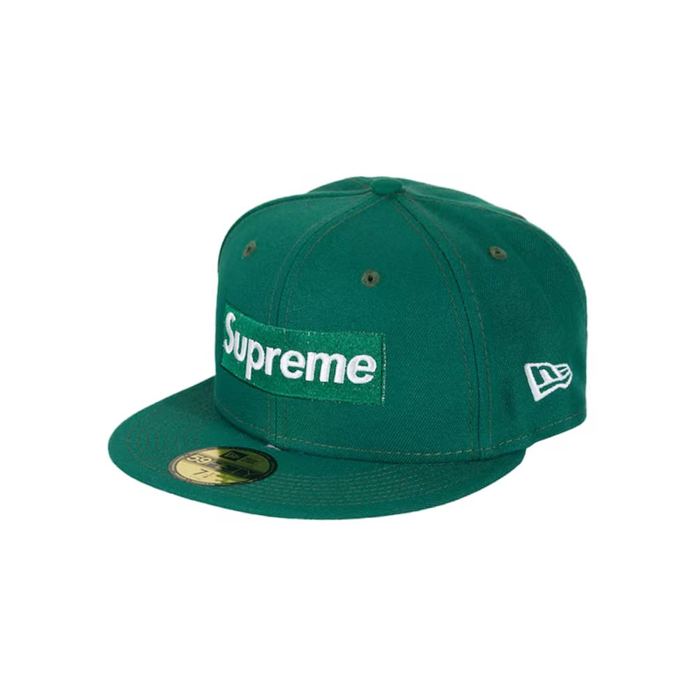 Supreme Money Box Logo New Era Dark GreenSupreme Money Box Logo