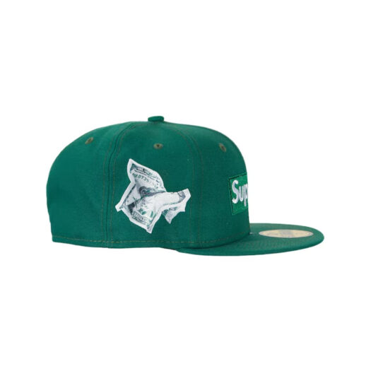 Supreme Money Box Logo New Era Dark Green
