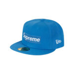 Supreme Money Box Logo New Era Light Blue