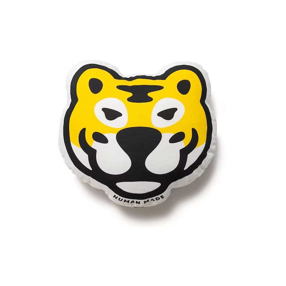 Human Made Tiger Face Cushion YellowHuman Made Tiger Face Cushion ...