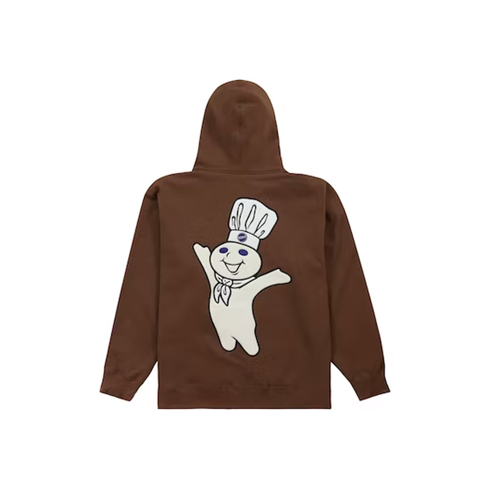 Supreme Doughboy Zip Up Hooded Sweatshirt BrownSupreme Doughboy
