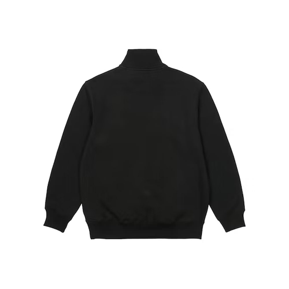 Palace Rib 1/4 Zip Funnel BlackPalace Rib 1/4 Zip Funnel Black - OFour