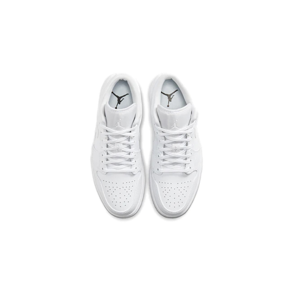 Jordan 1 Low Triple White Tumbled LeatherJordan 1 Low Triple White ...