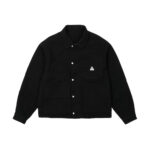 Palace Reversible Canvas Fleece Jacket Black/Black