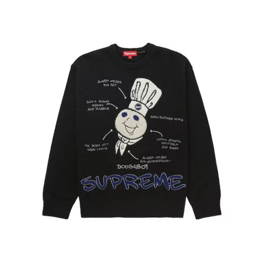 Supreme Doughboy Sweater Black