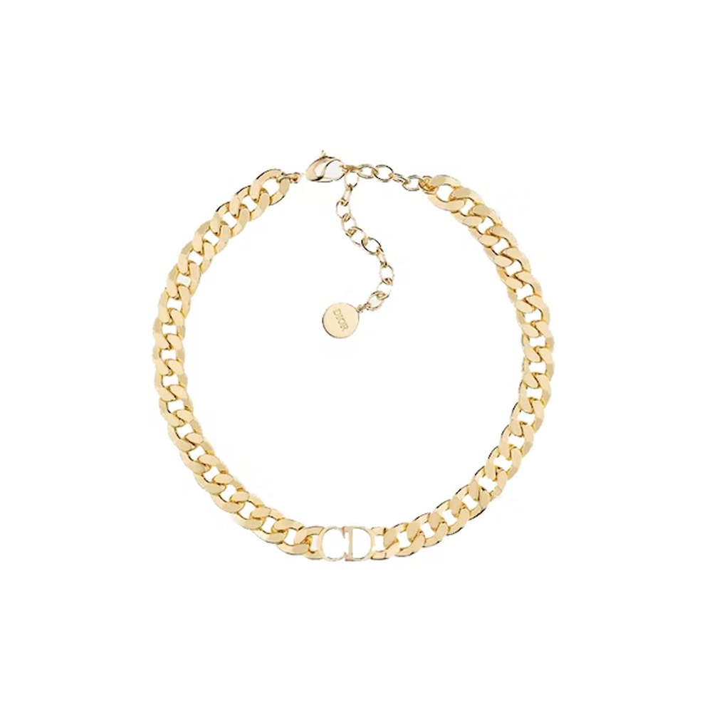 Dior Danseuse Etoile Chocker Necklace Gold Finish