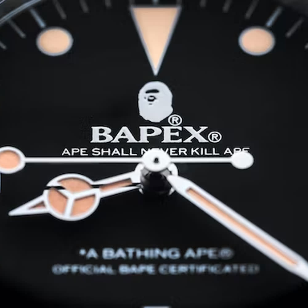 BAPE Vintage Type 2 BAPEX Watch Silver