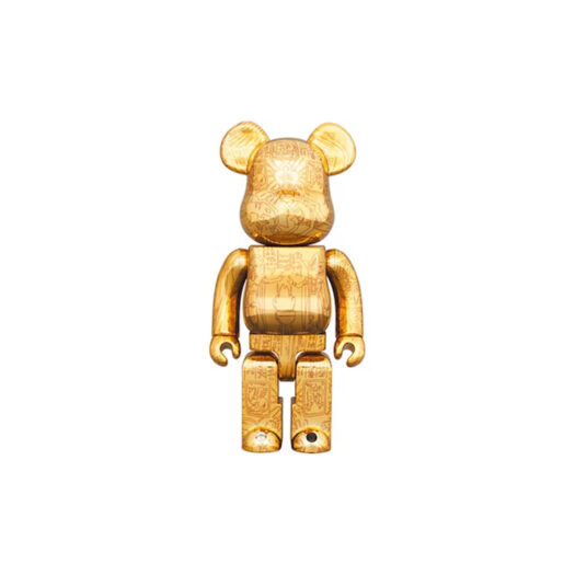 Bearbrick Medicom Toy 25th Anniversary 100% & 400% Set Gold