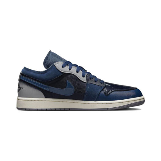 Jordan 1 Low SE Craft Obsidian French Blue Ashen Slate White