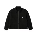 Palace Reversible Canvas Fleece Jacket Black/Black