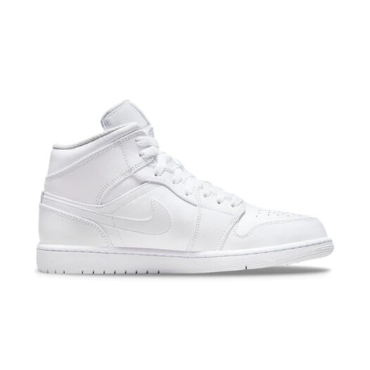 Jordan 1 Mid Triple White (2022)