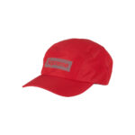 Supreme Reflective Jacquard Logo Camp Cap (FW22) Red