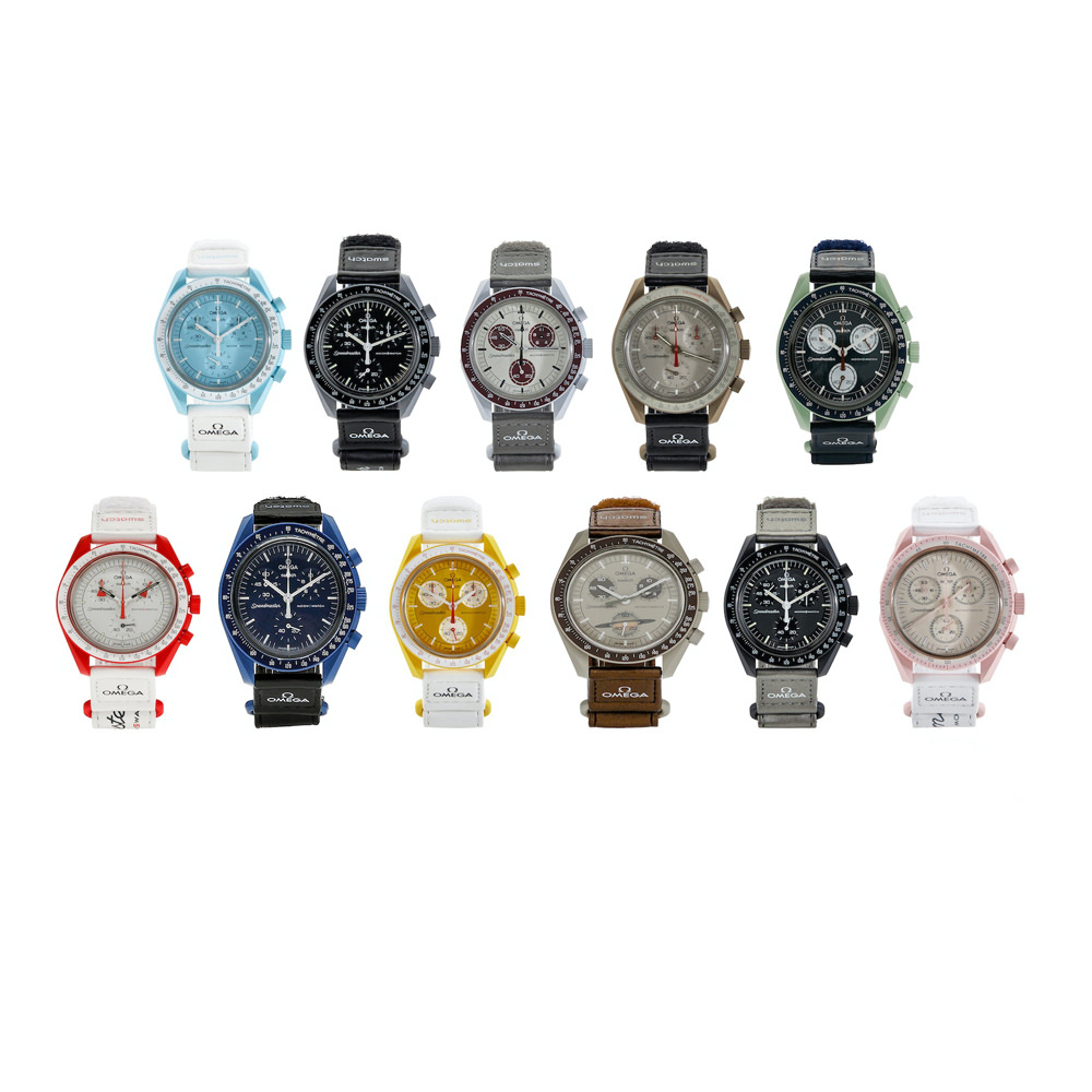 Swatch x Omega Bioceramic Moon Full Collection Set of 11