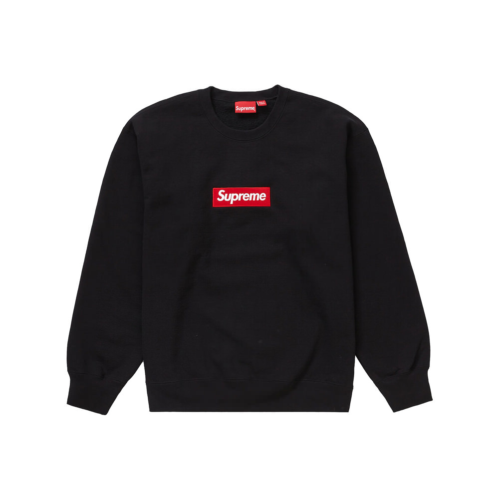 XL supreme Box Logo Crewneck Black | yoshi-sushi.ca