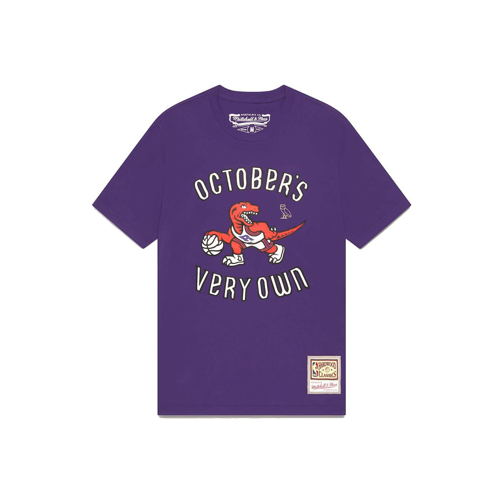OVO Mitchell And Ness ’95 Raptors Draft Day T-Shirt Purple