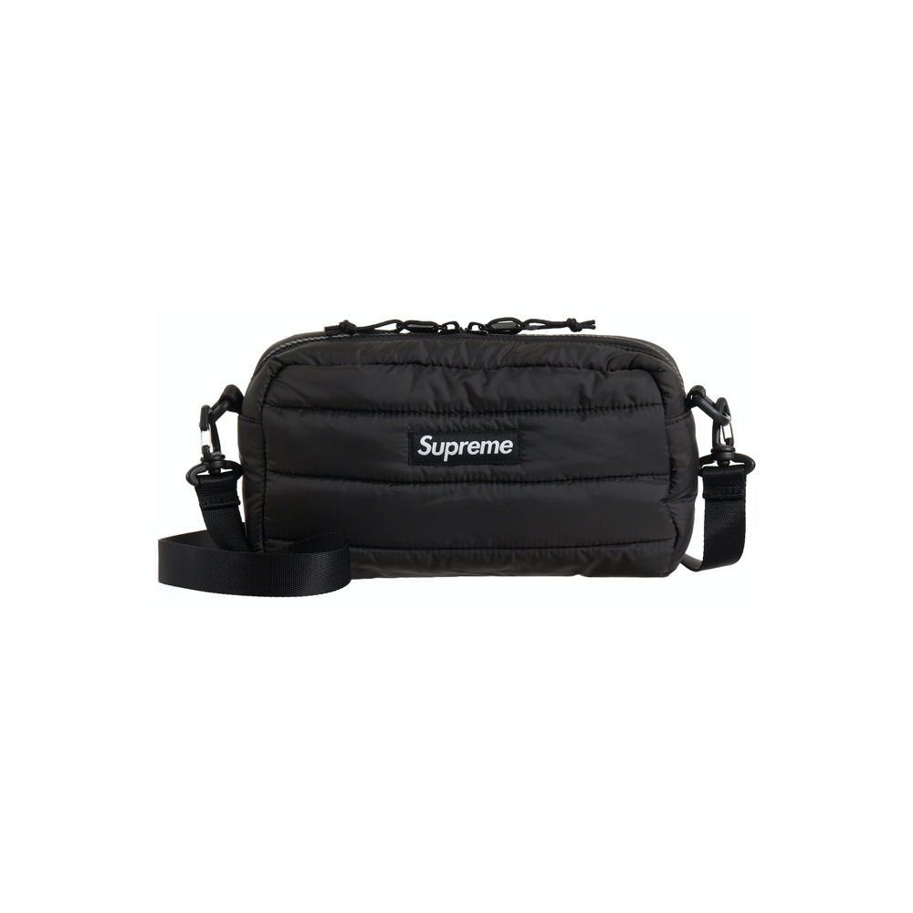 Supreme Puffer Side Bag BlackSupreme Puffer Side Bag Black - OFour