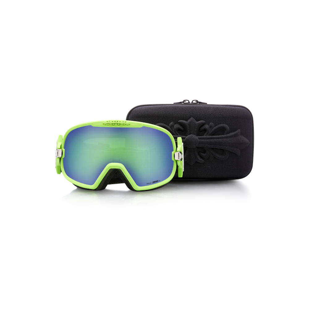 Chrome Hearts Snow Goggles Black/GreenChrome Hearts Snow Goggles Black