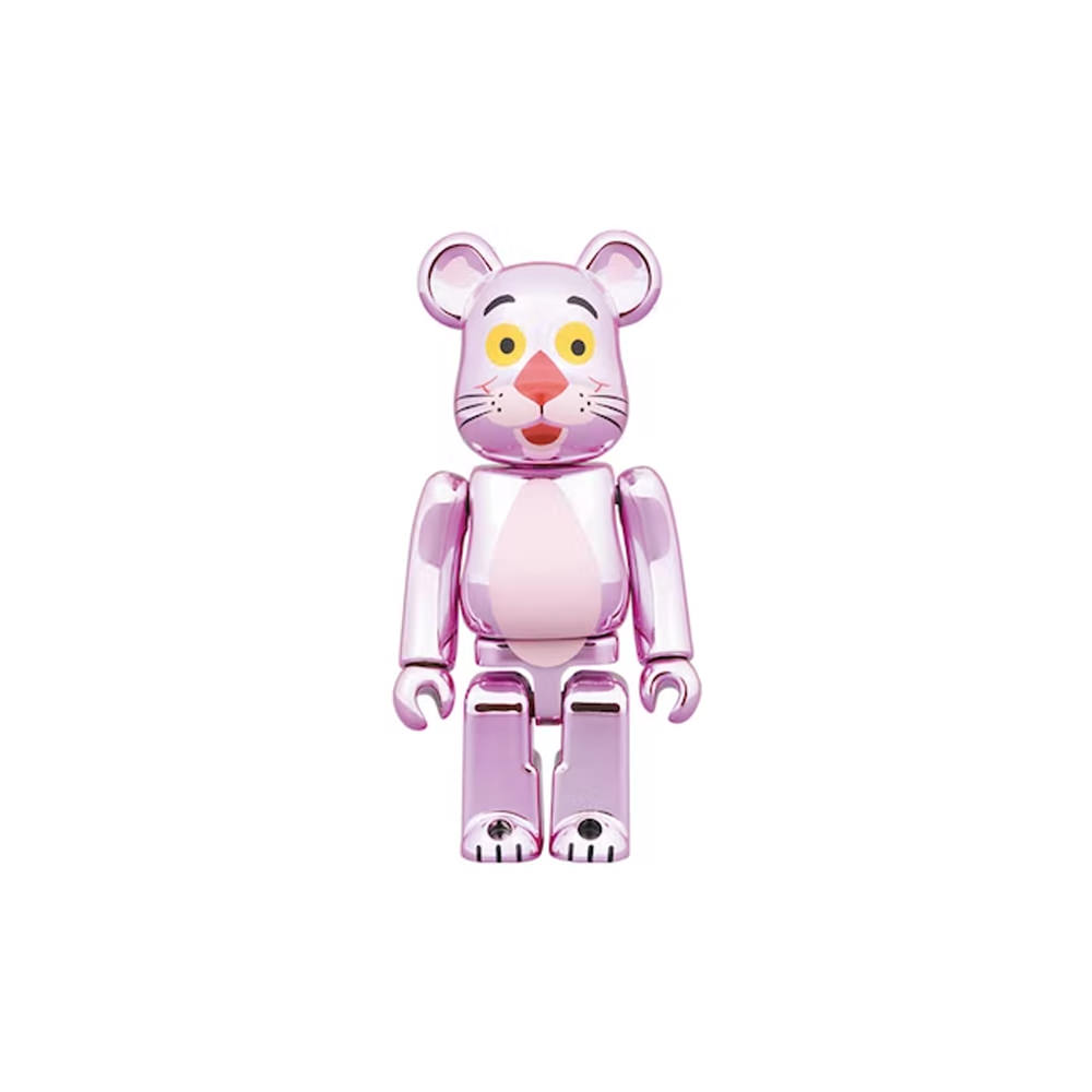 Bearbrick x Pink Panther 100% & 400% Set Chrome Ver.Bearbrick x