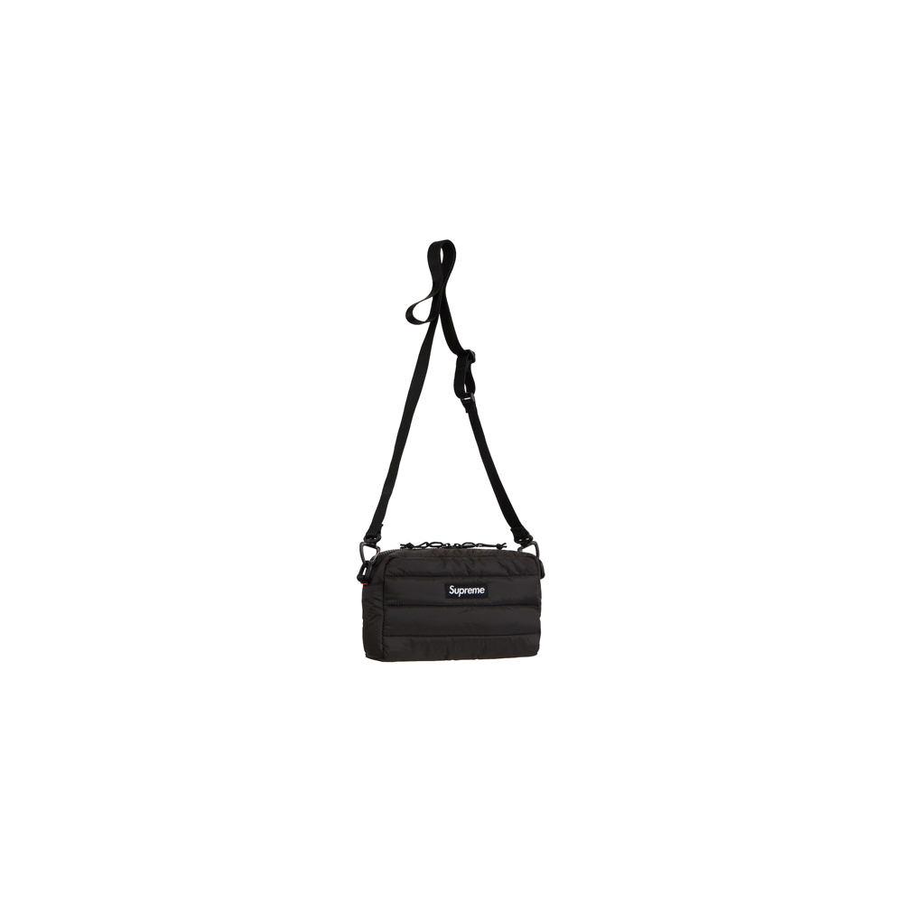 Supreme Puffer Side Bag Black-