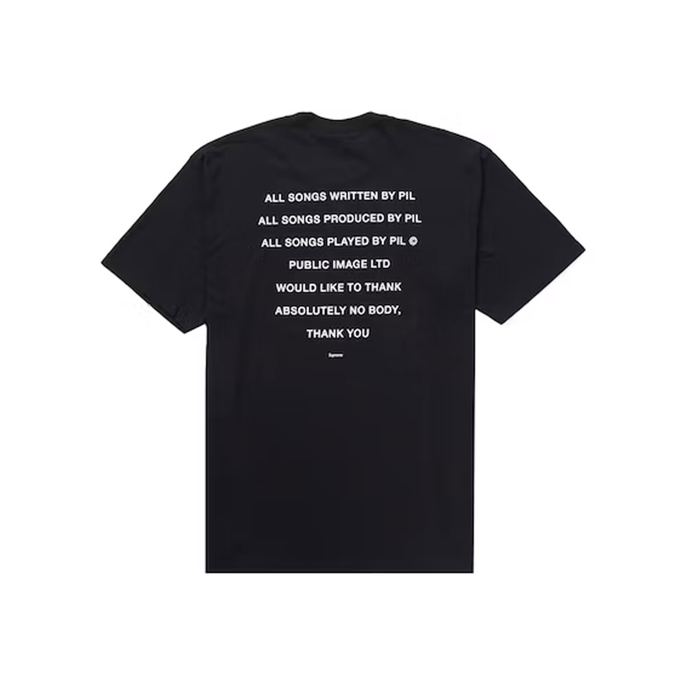 Supreme PiL Tee Black