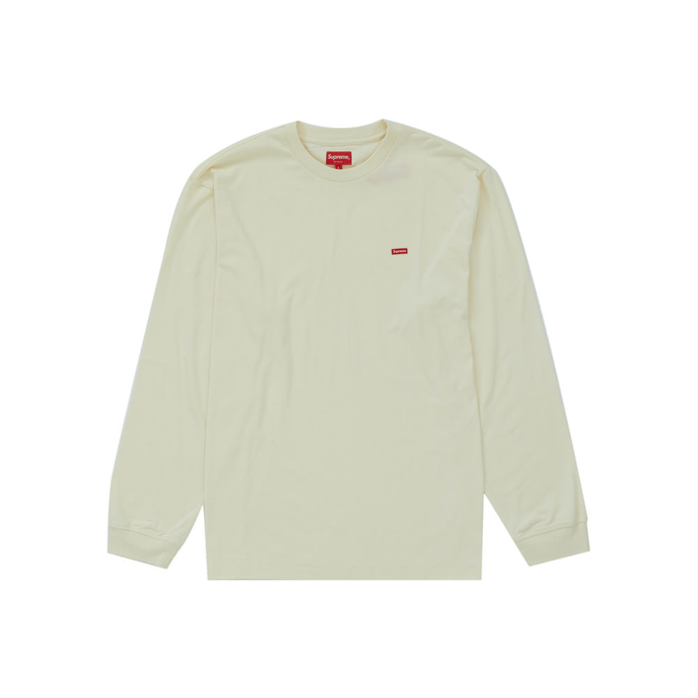 JUNGKOOK着用 Supreme Small Box L/S Tee 白 S - ファッション