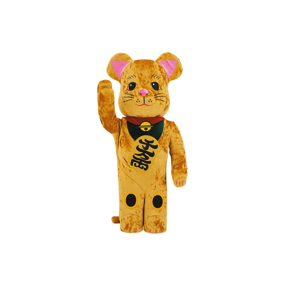 Bearbrick Lucky Cat Gold Costume Edition 1000%Bearbrick Lucky Cat Gold  Costume Edition 1000% - OFour