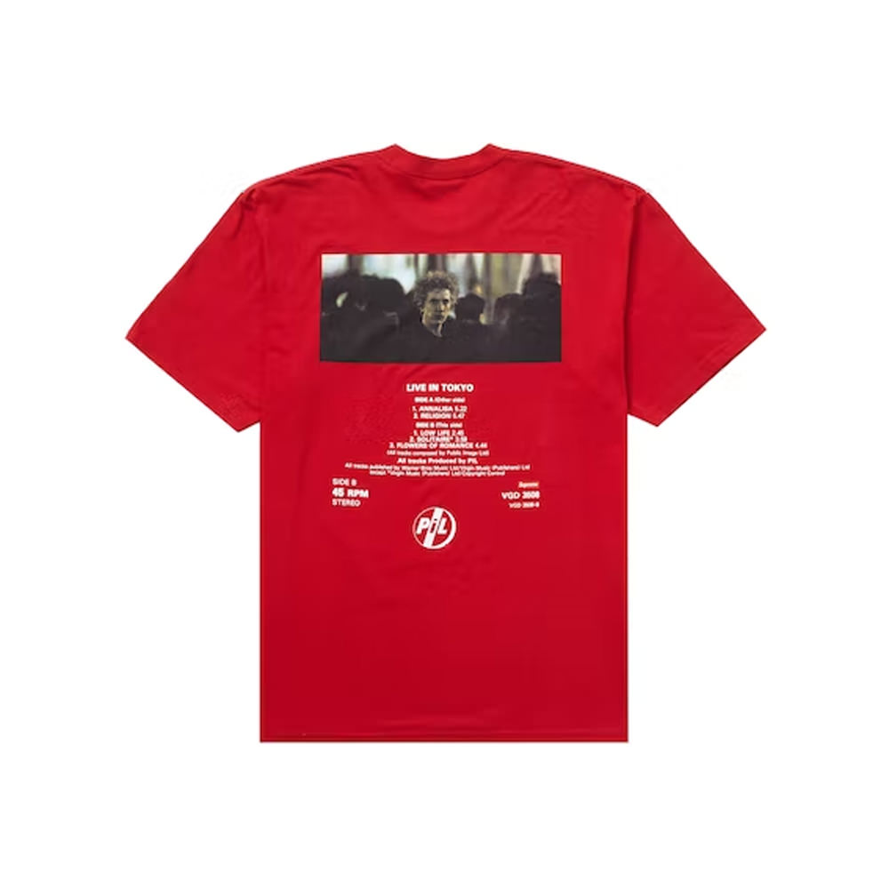 Supreme / PiL Live In Tokyo Tee XL-