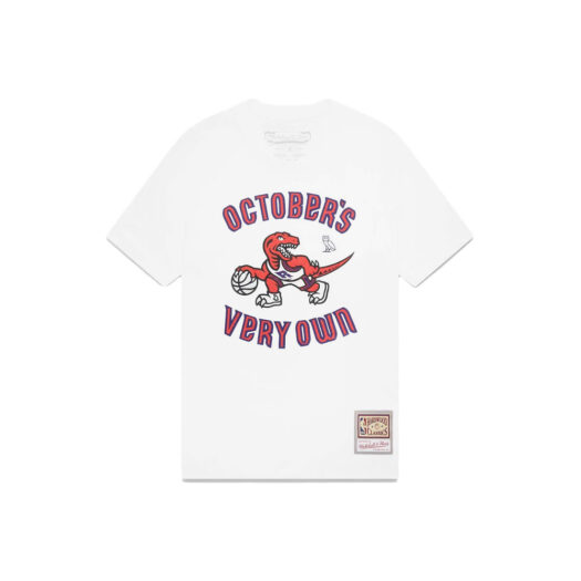 OVO Mitchell And Ness '95 Raptors Draft Day T-Shirt White