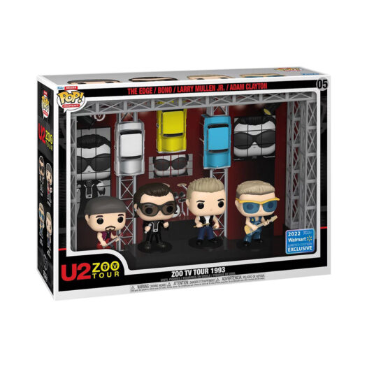 Funko Pop! Deluxe Moment U2's The Zoo TV Tour 1993 2022 Walmart Exclusive Figure #05