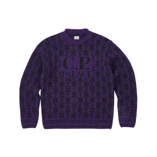 Palace C.P. Company Lambswool Knit Purple