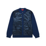 Supreme Faux Fur Zip Up Cardigan Blue