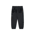 AAPE x Alpha Industries Washed Sweatpant Black