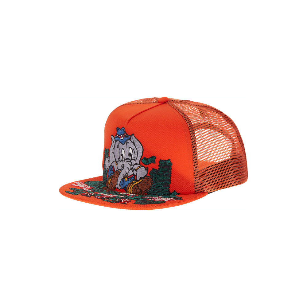 Supreme Elephant Mesh Back 5-Panel Orange