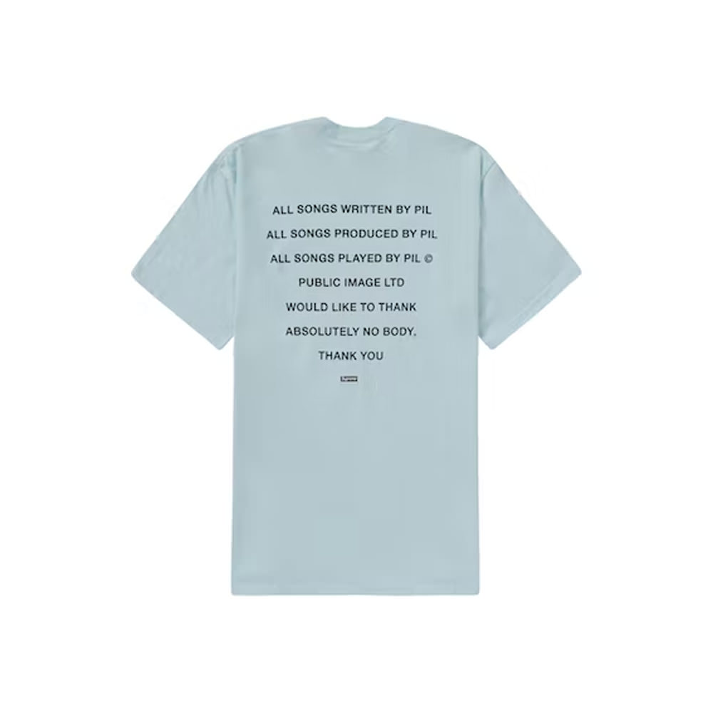 Supreme PiL Tee Pale BlueSupreme PiL Tee Pale Blue - OFour