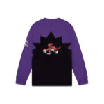 OVO Mitchell And Ness ’95 Raptors Longsleeve T-Shirt Black/Purple