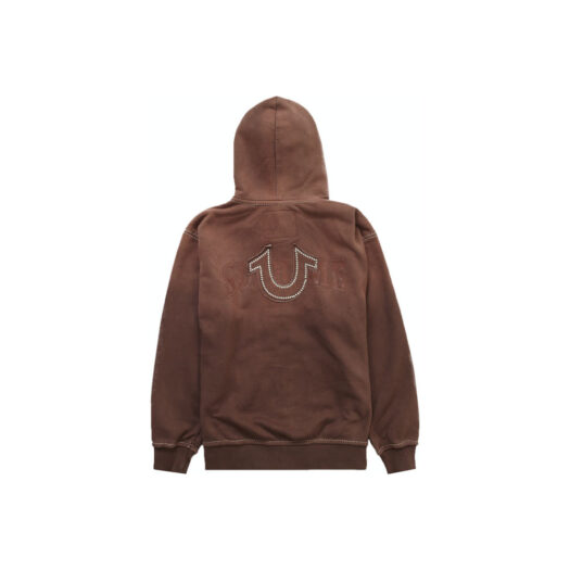 Supreme True Religion Zip Up Hooded Sweatshirt (FW22) Brown