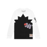 OVO Mitchell And Ness ’95 Raptors Longsleeve T-Shirt Black/White