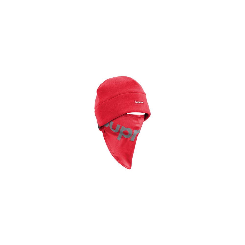 Supreme Polartec Facemask Beanie red