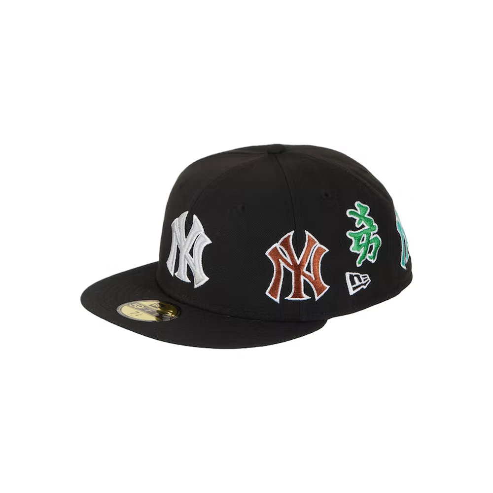 Supreme New York Yankees Kanji New Era Fitted Hat BlackSupreme New York