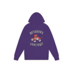 OVO Mitchell And Ness '95 Raptors Hoodie Purple Men's - FW22 - US