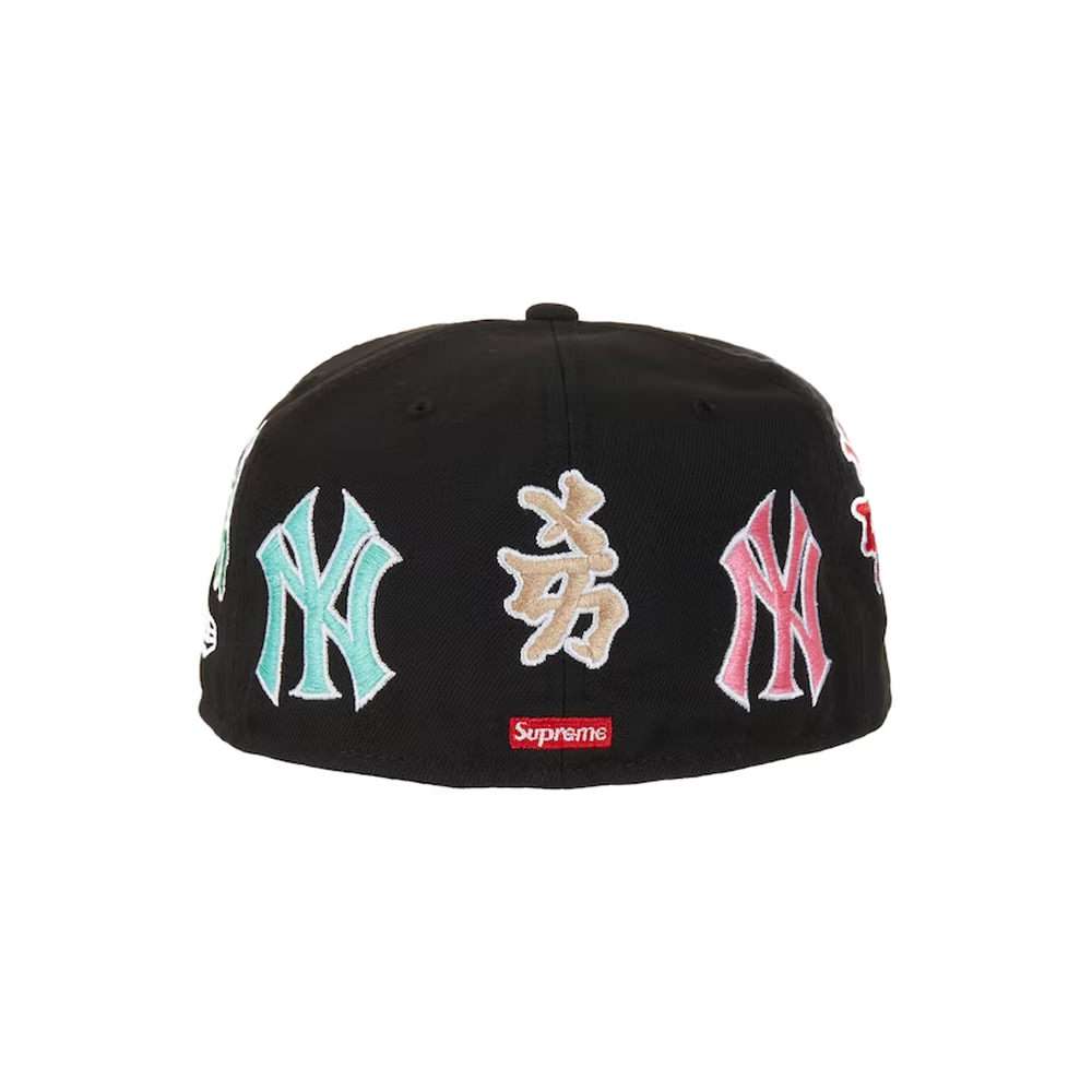 Supreme New York Yankees Kanji New Era Fitted Hat BlackSupreme New