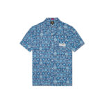 OVO Liberty Floral Camp Shirt Blue