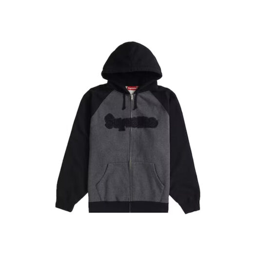 Supreme Gonz Appliqué Zip Up Hooded Sweatshirt Black
