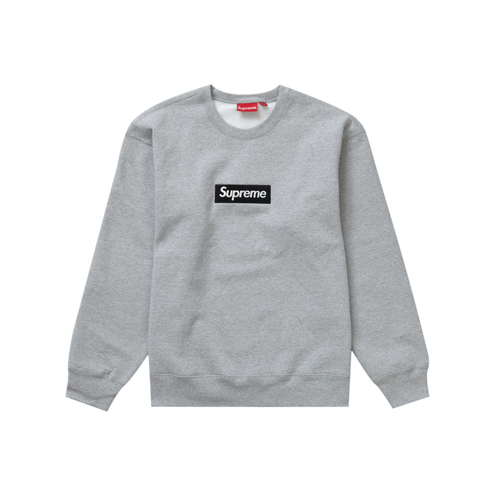 Supreme Box Logo Crewneck (FW22) Heather GreySupreme Box Logo Crewneck  (FW22) Heather Grey - OFour