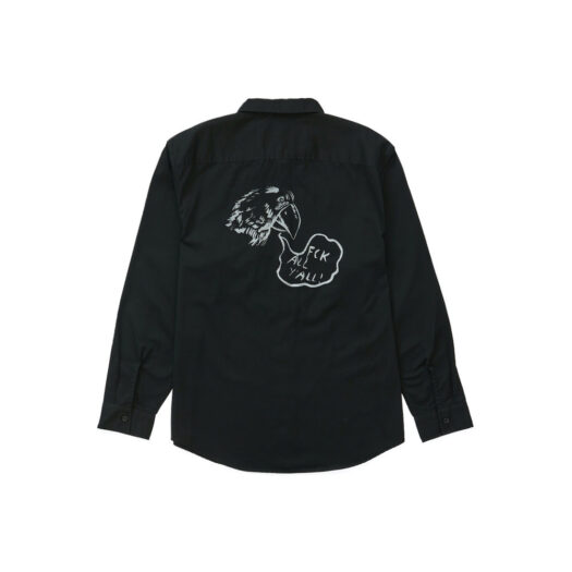 Supreme Raymond Pettibon Work Shirt Black