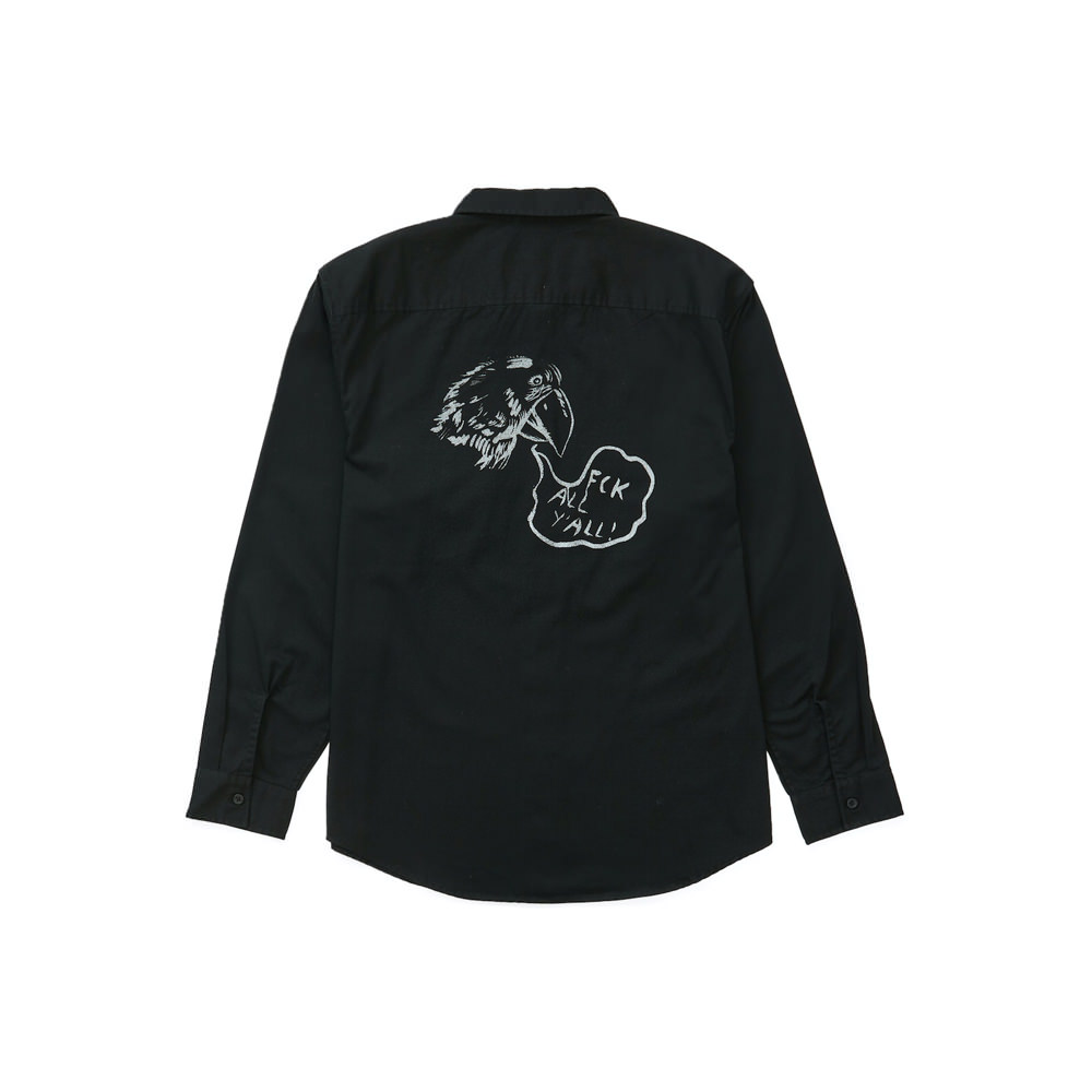 Supreme Raymond Pettibon Work Shirt BlackSupreme Raymond Pettibon