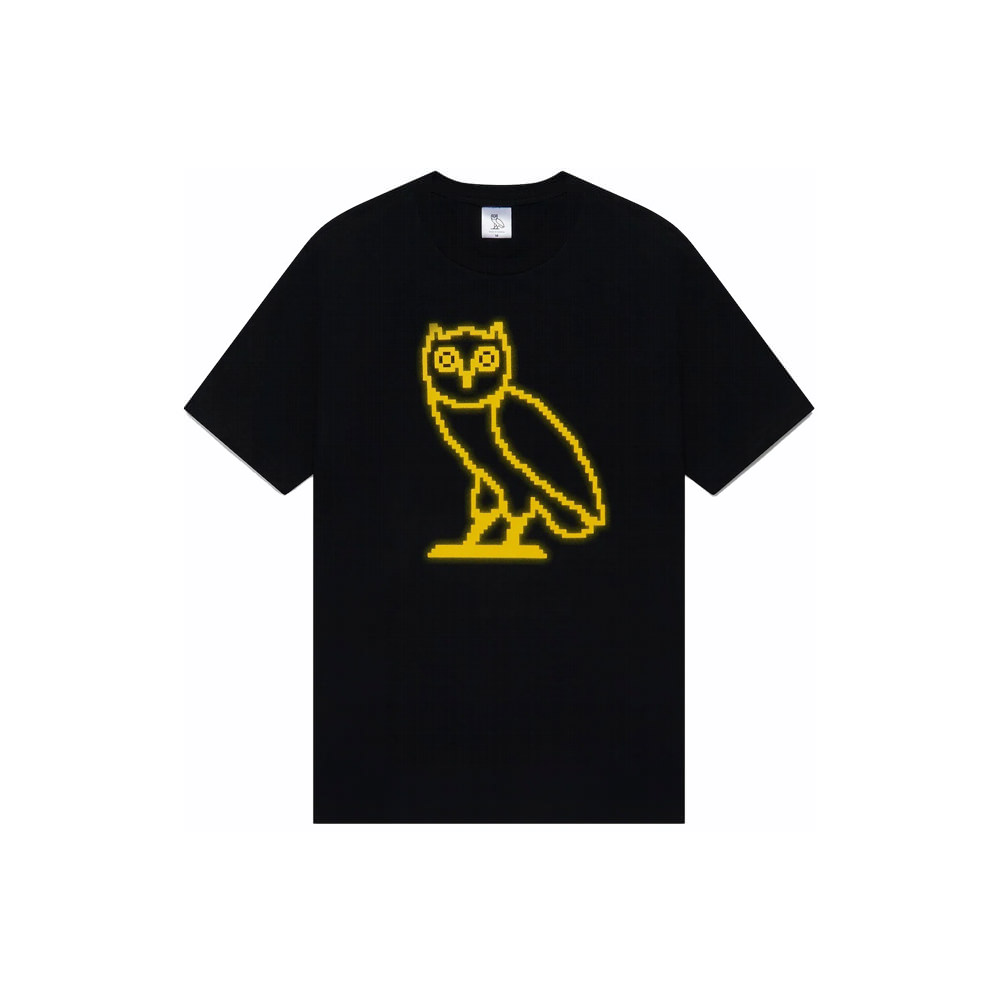 OVO Pixelated Owl T-shirt Black