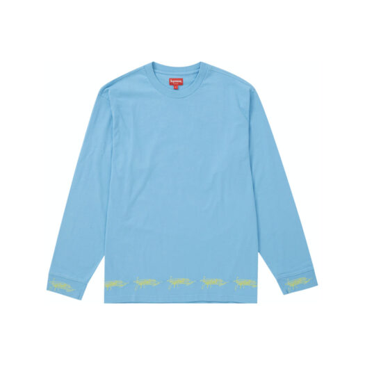 Supreme Signature L/S Top Blue