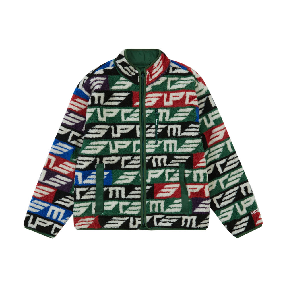 Supreme Geo Reversible WINDSTOPPER Fleece Jacket Multicolor