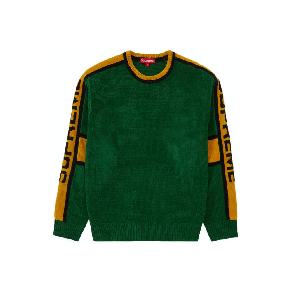 Supreme Stripe Chenille Sweater GreenSupreme Stripe Chenille